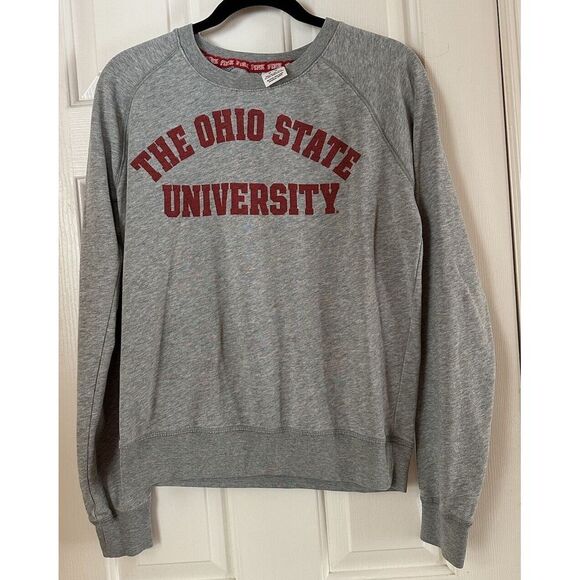 Pink Victoria‎ Secret Sweatshirt Womens Size M Long Sleeve  The Ohio State Univ. - Picture 1 of 3